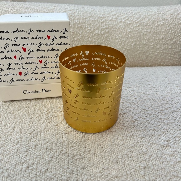Christian Dior Je Vous Adore Gold Candle Holder - Picture 3 of 10